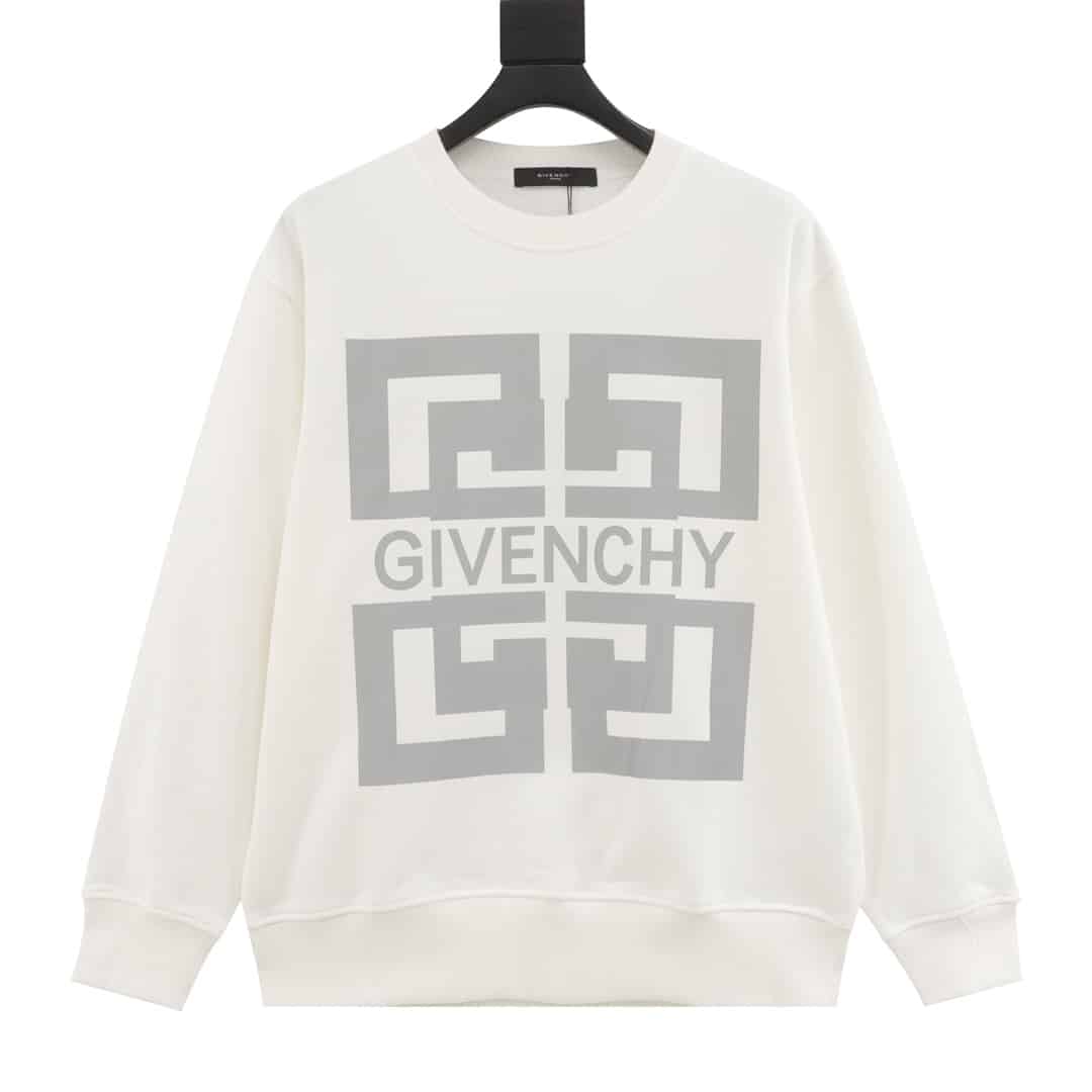 Givenchy 纪梵希 23FW 反光大logo印花圆领卫衣