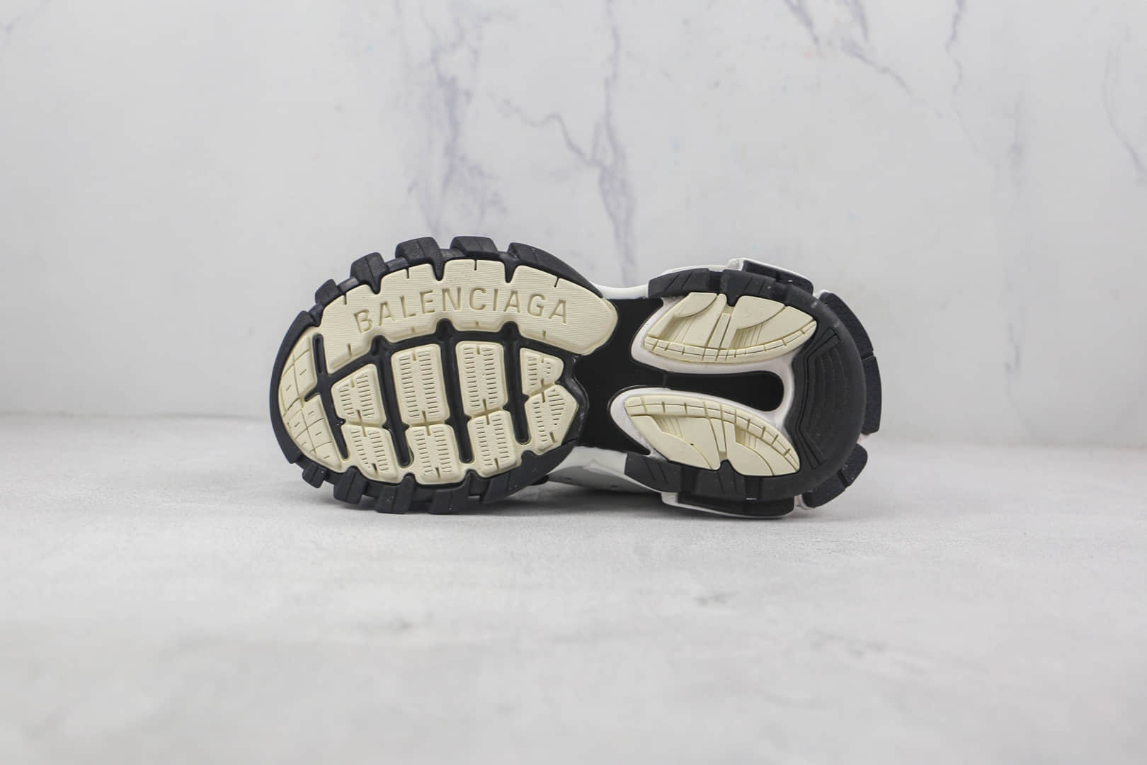 巴黎世家Balenciaga Sneaker Tess s.Gomma MAILLE WHITE ORANGE莞产顶级巴黎世家3.0半托黑白色老爹鞋 - 莞产巴黎世家, 巴黎世家半拖, 巴黎世家3.0