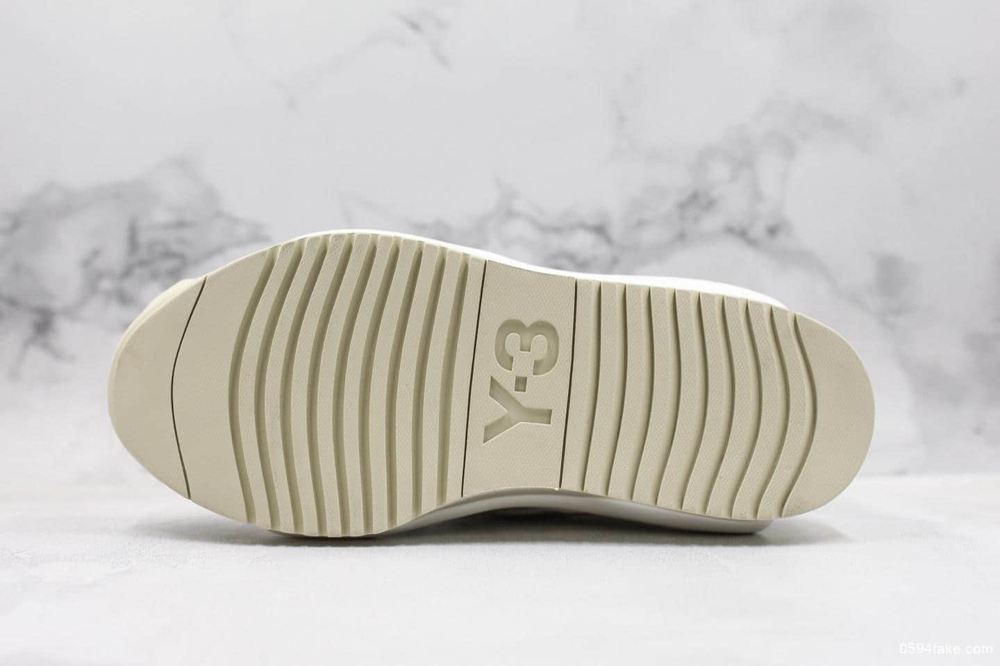 阿迪达斯adidas x Y-3 Hokori&#8221;White/White&#8221;山本耀司复古篮球鞋增高鞋 EF2635 - 阿迪达斯山本耀司, 阿迪达斯Y3增高鞋, 阿迪达斯Y3, EF2635