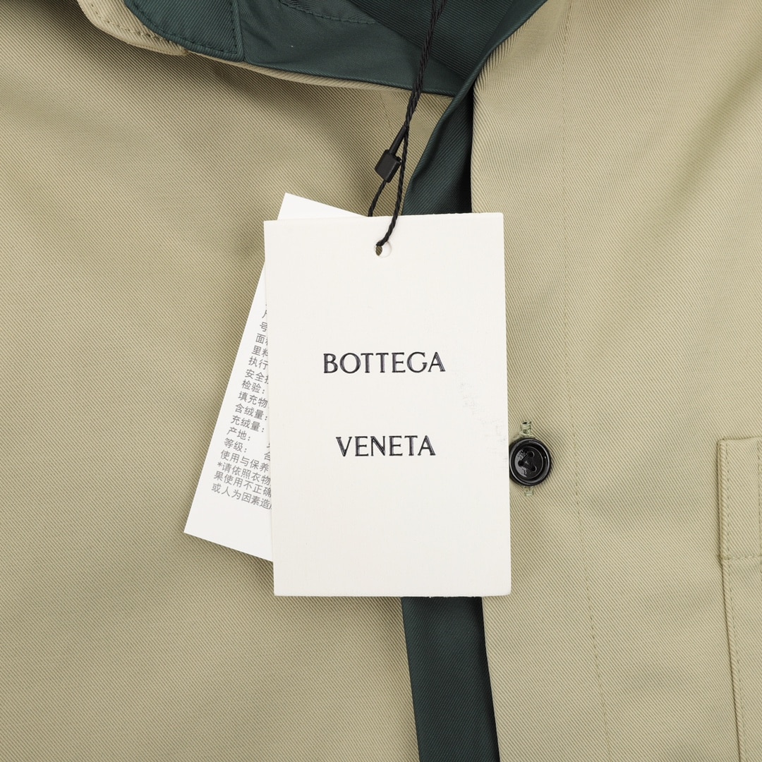Bottega Veneta/BV 23Fw 假两件衬衫外套 -