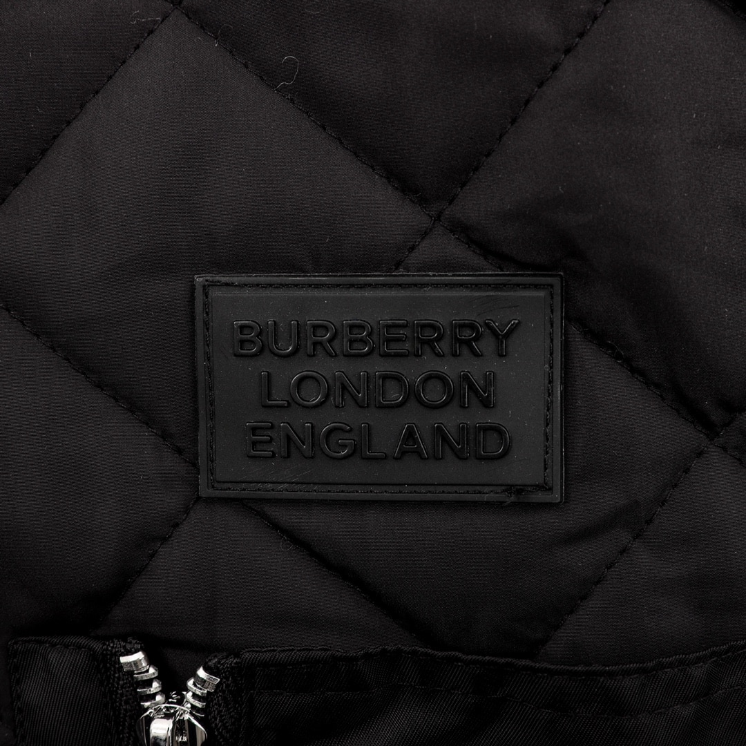 Burberry/巴宝莉 菱形格纹棒球服棉服外套 -