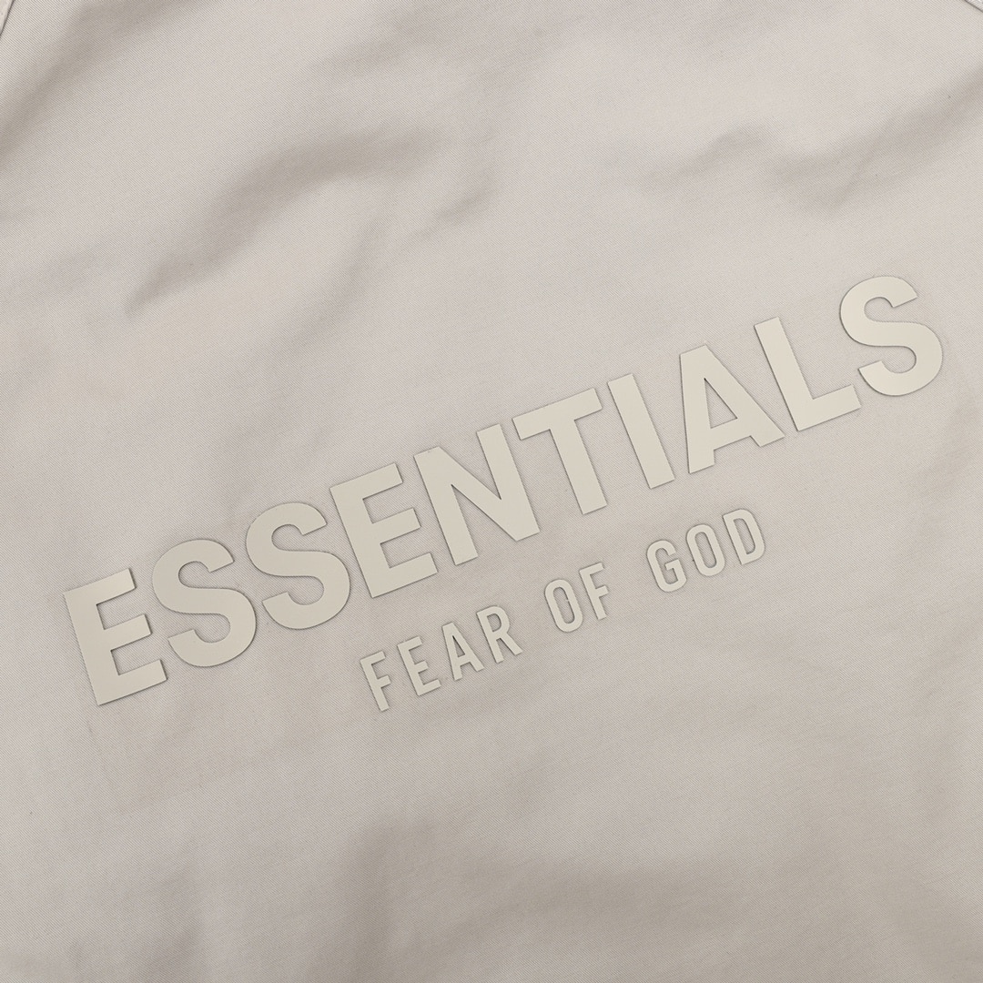"FearOfGod/ Essentials/ FOG复线 后背硅胶logo连帽棉服" -