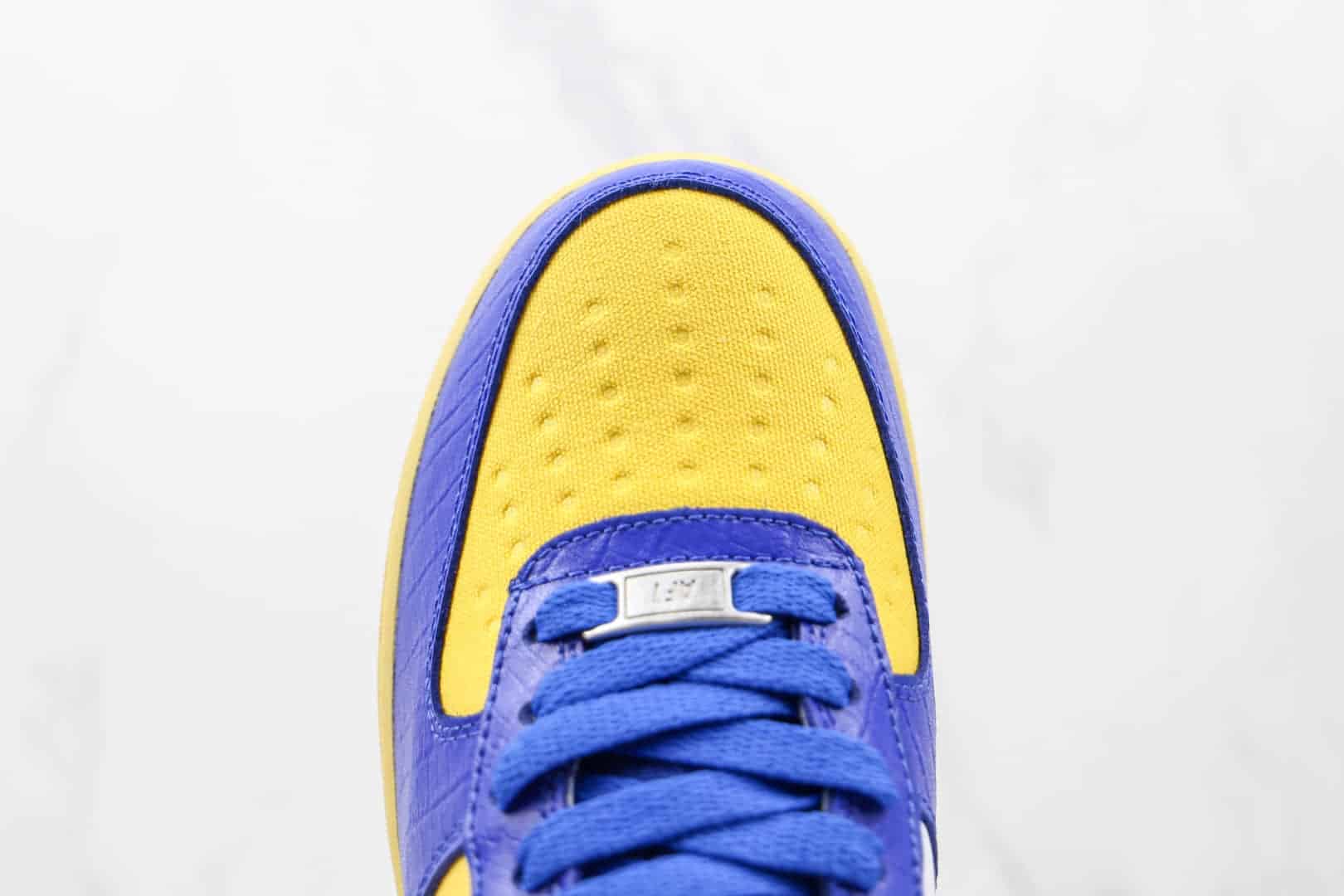 耐克Nike Air Force 1 Dunk vs AF-1 x Undefeated联名款低帮空军一号蓝黄色板鞋 DM8462-400 - 耐克空军一号蓝黄色板鞋, 耐克AF1, 空军一号蓝黄色, 低帮空军一号, Nike Air Force 1, Nike, DM8462-400, Air Force 1