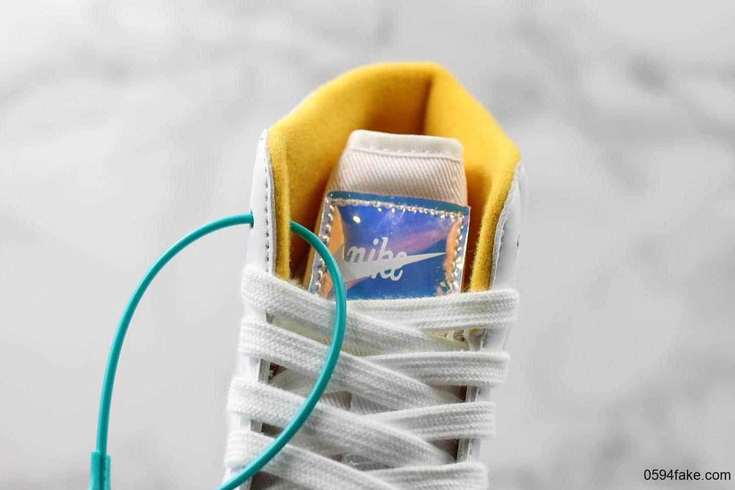 耐克Nike W Blazer Mid ‘77 Vntg WE Suede开拓者彩白黄镭射 CJ3643-100 - 耐克开拓者彩白黄镭射, Nike, CJ3643-100