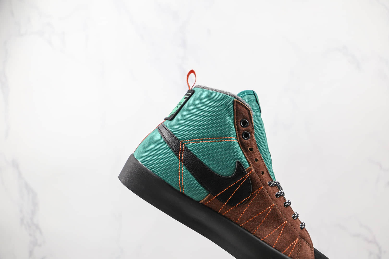 耐克Nike SB Zoom Blazer Mid PRO GT QS中帮开拓者加绒绿棕色波浪缝线板鞋 DC8903-300 - 耐克开拓者波浪缝线, 耐克开拓者加绒绿棕色板鞋, 中帮开拓者, Nike, DC8903-300